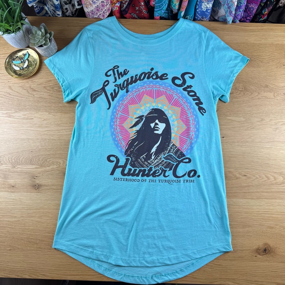 Spell The Turquoise Stone Hunter Graphic Tee S NWT